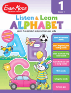 Alphabet, Grade1 Workbook: Listen and Learn Audio Workbook, Phonics and Word Families