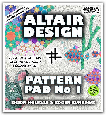 Altair Design Pattern Pad: Geometrical Colouring Book - Holiday, Ensor