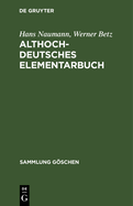 Althochdeutsches Elementarbuch