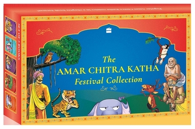 Amar Chitra Katha Festival Collection - Tin box containing 5 books - Amar Chitra Katha