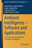 Ambient Intelligence - Software and Applications: 11th International Symposium on Ambient Intelligence
