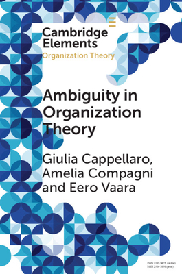 Ambiguity in Organization Theory: From Intrinsic to Strategic Perspectives - Cappellaro, Giulia, and Compagni, Amelia, and Vaara, Eero