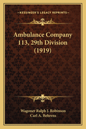 Ambulance Company 113, 29th Division (1919)