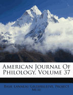 American Journal of Philology, Volume 37