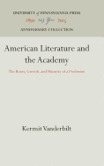 American Literature and the Academy