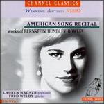 American Song Recital - Fred Weldy (piano); Lauren Wagner (soprano)