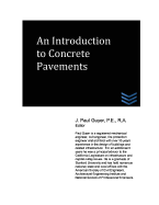 An Introduction to Concrete Pavements - Guyer, J Paul