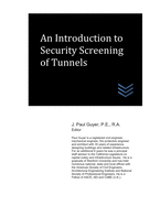 An Introduction to Security Screening of Tunnels