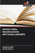 Analisi della decolorazione dell'acqua potabile