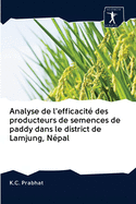 Analyse de l'efficacit? des producteurs de semences de paddy dans le district de Lamjung, N?pal