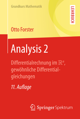Analysis 2: Differentialrechnung Im Irn, Gewohnliche Differentialgleichungen - Forster, Otto