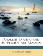 Analysis Parsing and Supplementary Reading