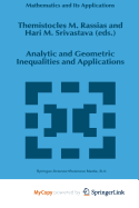 Analytic and Geometric Inequalities and Applications