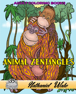 Animal Zentangle Adult Coloring Book: Zentangle Pandas, Polar Bear and Cub, Pets and More!