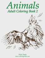 Animals Adult Coloring, Book 2