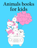 Animals books for kids: Coloring Pages with Funny Animals, Adorable and Hilarious Scenes from variety pets