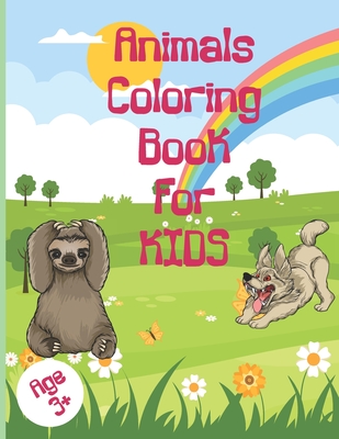 Animals Coloring Book, 3-11 Years School Kids coloring book 35 Animal ...