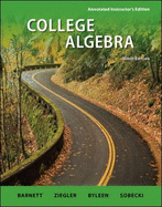 Annotated Instructor's Edition College Algebra