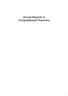 Annual Reports in Computational Chemistry: Volume 1 - Spellmeyer, David (Editor)