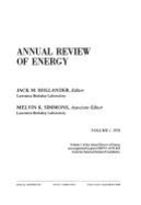 Annual Review of Energy