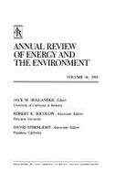 Annual Review of Energy - Hollander, Jack M (Editor)