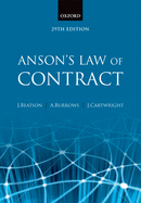 Anson's Law of Contract