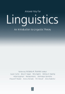 Answer Key For Linguistics: An Introduction to Linguistic Theory