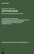 Anthologie, V, Anthologie. Herrn von Hoffmannswaldau und andrer Deutschen auserlesener und biher noch nie zusammen-gedruckter Gedichte. Fnffter Theil