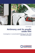 Antimony and its anodic oxide film