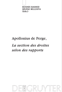 Apollonius de Perge, La Section Des Droites Selon Des Rapports