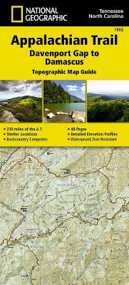 Appalachian Trail, Davenport Gap to Damascus [north Carolina, Tennessee] - National Geographic Maps - Trails Illustrated