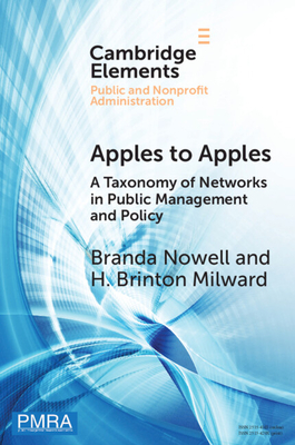 Apples to Apples: A Taxonomy of Networks in Public Management and Policy - Nowell, Branda, and Milward, H. Brinton