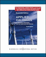 Applied Calculus for Business, Economics, and the Social and Life Sciences