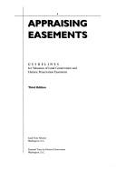 Appraising Easements: Guidelines for Valuation of Historic Preservation and Land Conservation Easements