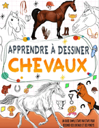 Apprendre a dessiner chevaux: Ma?trisez l'art de dessiner des chevaux en quelques ?tapes faciles et coloriez votre dessin.