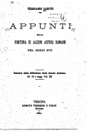 Appunti sulla fortuna di alcuni autori romani