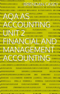 Aqa as Accounting Unit 2 Financial and Management Accounting