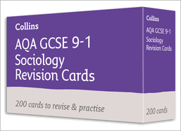 Aqa Gcse 9-1 Sociology Revision Cards: Ideal for Home Learning, 2022 and 2023 Exams (Collins Gcse Grade 9-1 Revision)