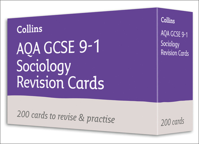 Aqa Gcse 9-1 Sociology Revision Cards: Ideal for Home Learning, 2022 and 2023 Exams (Collins Gcse Grade 9-1 Revision) - Collins Gcse