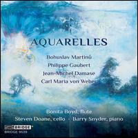Aquarelles - Barry Snyder (piano); Bonita Boyd (flute); Steven Doane (cello)
