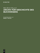 Archiv f?r Geschichte des Buchwesens, Band 17, 1977/78