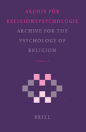 Archive for the Psychology of Religion / Archiv Fr Religionspsychologie, Volume 26 (2004)