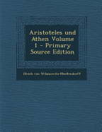 Aristoteles Und Athen; Volume 1