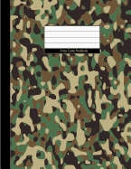 Army Camo Notebook: Diary Journal, College Ruled, 100 Pages/ Lined Paper, Cover Style: Army Notebook, Funny Notebook.