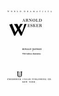 Arnold Wesker - Hayman, Ronald, Mr.