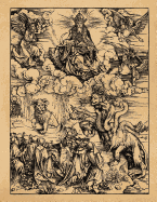 Art Notebook: The Sea Monster and the Beast - Albrecht Durer Art College Ruled Notebook - 110 Pages