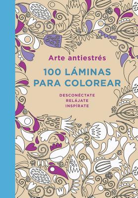 Arte Antiestrs: 100 Lminas Para Colorear - Autores, Varios