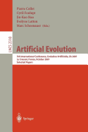Artificial Evolution: 5th International Conference, Evolution Artificielle, EA 2001, Le Creusot, France, October 29-31, 2001. Selected Papers