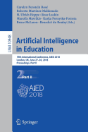 Artificial Intelligence in Education: 19th International Conference, Aied 2018, London, Uk, June 27-30, 2018, Proceedings, Part I