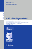 Artificial Intelligence in HCI: 5th International Conference, AI-HCI 2024, Held as Part of the 26th HCI International Conference, HCII 2024, Washington, DC, USA, June 29-July 4, 2024, Proceedings, Part III